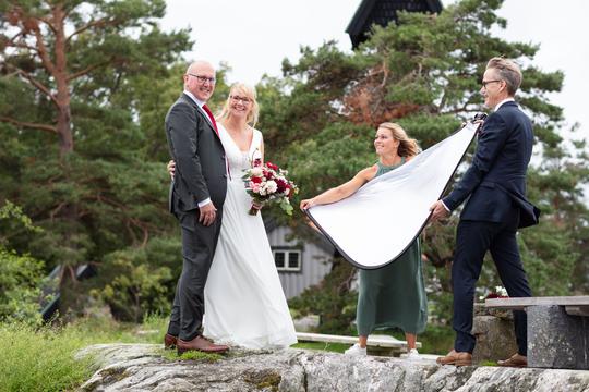 Bröllopsfotografering i St Anna skärgård